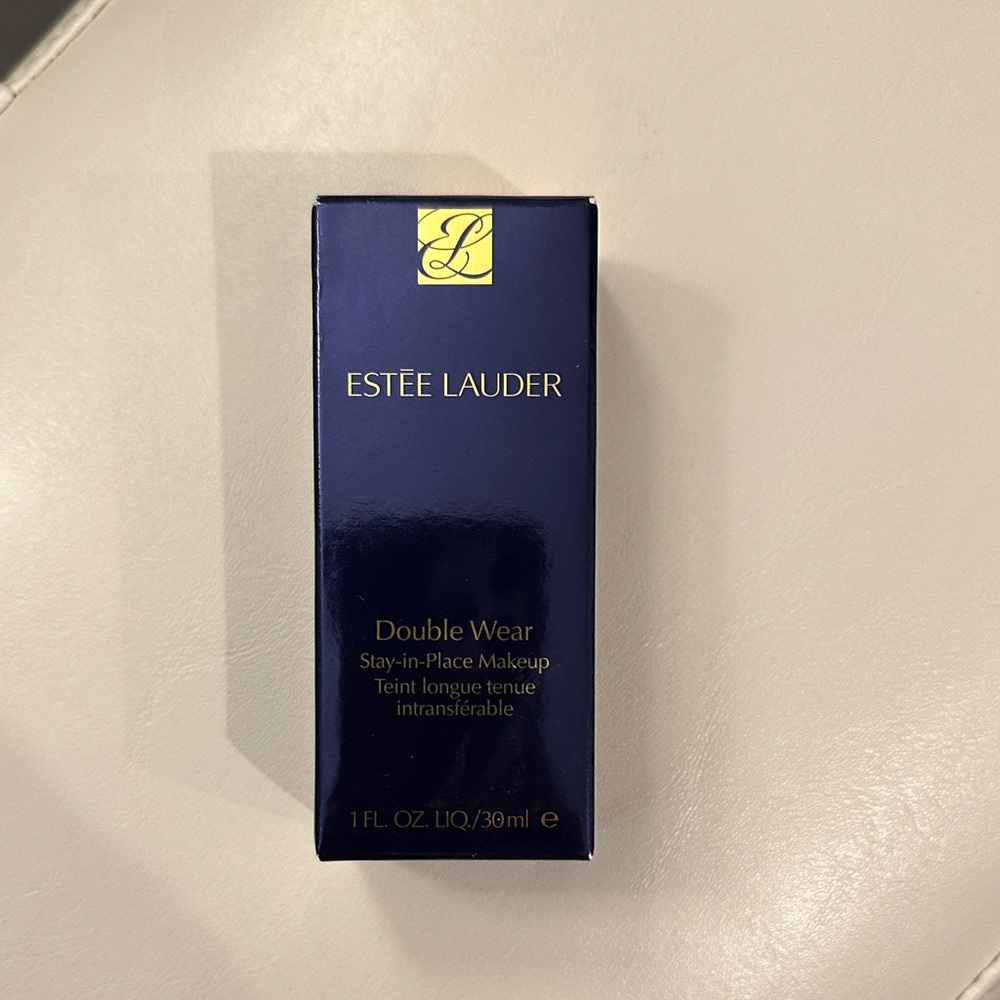 Estee Lauder Double Wear Makeup in Blue and Gold